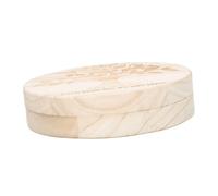 MOBUTOFU Tooth Memorial Box Wooden Keepsake Organizer for Childs First Teeth Loss for Shower and Fetal Hair