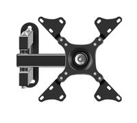 MOBUTOFU Tv Wall Mount Bracket Cold Rolled Steel Construction with Wall-mount Design Easy Installation and High Safety Features, Black Colour for 14-37 Inch Screens for Home or Office