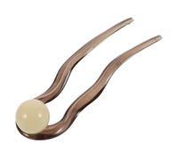 MOBUTOFU Vintage U-shaped Hair Pin for Women with Plastic Pearl Charm, Good Updo Tool That Securely Holds Hair, Classic Elegant Style and Traditional Hairstyles