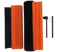 MOBUTOFU Vinyl Record Cleaning Kit with Lint and Small Row Brushes for Record Player and Dvd Cleaner Portable Set for Stylus and Hard-To-Reach Spot Cleaning