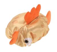 MOBUTOFU Waterproof Shower Caps for Boys, Cute 3d Cartoon Fish Design, Double Layer Pvc Material with Elastic Adjustable Band, Keeps Water Away from Hair and Face, Set Includes Cute