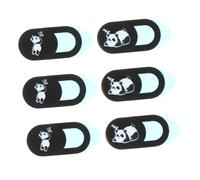 MOBUTOFU Webcam Cover Slide Privacy for Black 6pcs Flexible and Slide Open and Close for Computers and Laptops Suitable for People Who Value Security and Peace of Mind