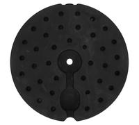 MOBUTOFU Weighted Lamp Base Weight Block for Floor Lamp, M10 Black Plastic | Modern Smooth Finish, round Holder, Stability Accessory for Desk or Table Light