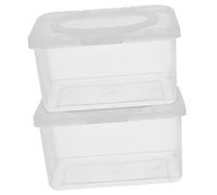 MOBUTOFU Wipes Dispenser for Bathroom 2pcs Reusable Wet Wipes Box Cover Tissue Paper Holder Stylish Functional