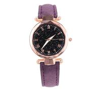 MOBUTOFU Women Leather Watch Roman Dial Elegant Girls Leisure Wrist Watch for Holidays and Anniversaries