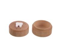 MOBUTOFU Wooden Dental Storage Box for Boys and Girls Lost Teeth Cute Teeth Keepsake Box Tradition and Sibling Memories