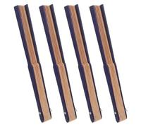 MOBUTOFU Wooden Folding Fan Frame Traditional Wooden Material for Craft Making 4pcs Portable Beige Handheld Fan Staves with Japanese Style and Festival Decoration