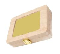 MOBUTOFU Wooden Teeth Keepsake Box Creative Tooth Storage Container for Boys and Girls and Special Note Space for Preserving Childhood Memories