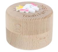 MOBUTOFU Wooden Tooth Fairy Box with Large Capacity and Intricate Carved Design, Charming Keepsake Box for Storing Baby Boys Lost Teeth, Gift for Parents and Boys and Girls