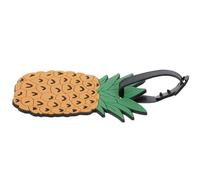 MOBUTOFU Yellow Pineapple Secure and Unique Creative Design Plastic Id Tag Identifier Luggage Tag with Write Name and Address Feature for Suitcase Travel Baggage