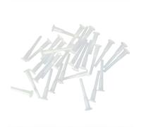 MOBUTOFU Yoga Ball Air Plug Pin Exercise Ball Stopper for Gym 50pcs | Plastic White Spare Part, Easy Air Blocking, Fits Gym and Balance Chair Balls, for Facilities