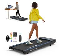 Mobvoi Home Walking Pad Under Desk Compact Treadmill for Home Office - 2.25 HP Portable Jogging Machine, 120 KG Capacity, 6 km/h Speed, Easy Storage