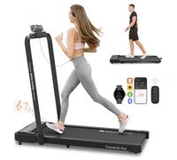 Mobvoi Smart AI Foldable Treadmill Walking Pad Speaker TicSports APP 12 KMH 120 KG Portable Compact Treadmills for Home Office Under Desk Treadmill with LED Display Remote Control