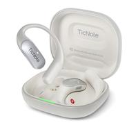 Mobvoi TicNote Pods Wearable AI Voice Recorder, Built-in 4G No Phone Needed - Voice Activated Recording Device with Auto Transcription & Meeting Notes, 17-Language Real-Time Translation (Pearl White)