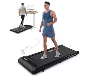Mobvoi Walking Pad Smart AI Treadmill for Home Portable Under Desk Treadmill with Remote Control LED Display Walking Jogging Running Machine with TicSports APP Adjustable Speeds 6KMH Easy Storage