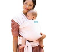 Moby Baby Wrap Carrier Classic for Newborns to Toddlers (8-33lbs), Infant Sling Carrier, Lightweight & Hands Free Design, Adjustable for All Body Types (Rose Quartz)