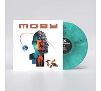 Moby - Black/White Marble on Blue