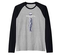 Moby Dick, Herman Melville whale t-shirt literary gift Raglan Baseball Tee