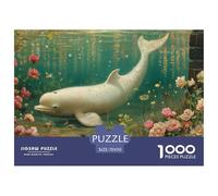 Moby Dick Jigsaw Puzzles for Adults Interesting Puzzles 1000 Jigsaws Impossible Puzzle for Adults Gifts 70x50cm/1000pcs