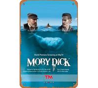 Moby Dick Movie Poster Retro Metal Tin Sign 8x12 Inch