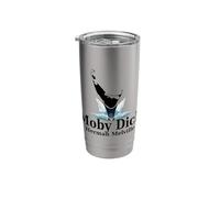 Moby Dick Nantucket Island Map Whale Tale Stainless Steel Insulated Tumbler