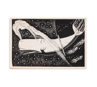 Moby Dick, Or The Whale - Rockwell Kent Epic Literary Illustration- Surreal Ocean Scene Canvas Poster Wall Art Decor Print Picture Paintings for Living Room Bedroom Decoration 12x18inch(30x45cm)