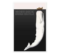 Moby Dick Poster by Silja Goetz 60 x 90 cm Black and white Wall art Wall decor