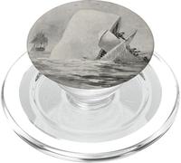 Moby Dick Whale Attacking a Whaling Ship (1892) PopSockets PopGrip for MagSafe