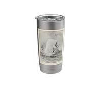 Moby Dick Whale Attacking a Whaling Ship (1892) Stainless Steel Insulated Tumbler
