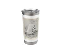 Moby Dick Whale Attacking a Whaling Ship (1892) Stainless Steel Insulated Tumbler