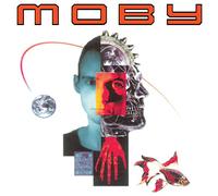Moby Self-Titled LP vinyl Europe Little Idiot 2025 Limited white & blue marble