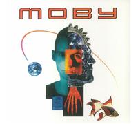 MOBY - Moby (reissue) - limited numbered black white & blue marbled vinyl LP