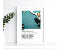 Moby Play A3 Print Poster Wall Art Home Decor Album Gift Present Photo Living Room Dining Room Bedroom Unframed Concert Tour Gig Live Retro Music Arena White