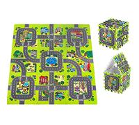 Moby-System Puzzle Mat for Babies, 90 cm x 90 cm x 1 cm, Play Mat, Odourless, Mat, Large Puzzle Mat for Boys & Girls, Play Mat, Non-Toxic, Odourless Crawling Mat