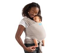 Moby Wrap Baby Sling Carrier for Newborn to Toddler - Element - Baby Wrap Carrier Slings - Perfect Baby Holder for Mom & Dad - Adjustable for All Body Types - Taupe