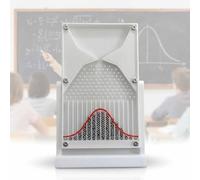 MObyat 12 * 18cm Normal Distribution Educational Tool, Probability Teaching Demonstration Model with Red Curve, Enhancing Learning and Curiosity, for Educators Students (Black/White)