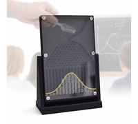 MObyat 12 * 18cm Normal Distribution Educational Tool, Probability Teaching Demonstration Model with Red Curve, Enhancing Learning and Curiosity, for Educators Students (Black/White)