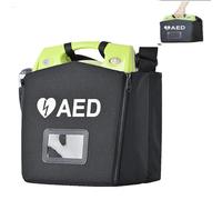 MObyat AED Defibrillator Bag, Portable AED Storage Bag with Adjustable Strap, Side Pocket Design&Double Zipper, 800D Oxford Cloth, for Home, Public Places