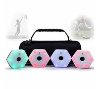 MObyat Agility Flash Reflex Trainer, Reaction Training Light Lamp Set With 29+ Functional Modes, Load Capacity 60kg, Automatic Brightness Adjustment, For Improve Reflexes
