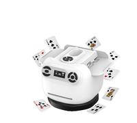 MObyat Automatic Card Shuffle Dealer Machine, 360° Rotating Playing Cards Licensing Shuffler, Shuffling 1-2 Decks Of Cards At The Same Time, Supports Up To 8 Players, For Family Gatherings