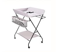 MObyat Baby Changing Table,Diaper Table Baby Changing Station, Multifunction Cross Leg Style Newborn Dresser Table Portable Diaper Organizer with Storage - 3color Changing Station