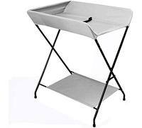 MObyat Baby Changing Table,Folding for Diaper, Save Space Changer Station for Infant, Portable Nursery Organizer - Gray