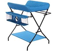 MObyat Baby Changing Table,Portable Baby Children Folding Girl Boy Diaper Station With Storage, Diapering Nursery Organizer For Infant Travel, Foldable Cross Leg Style