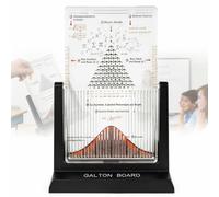 MObyat Desk Galton Board, Galton Board Probability Demonstration Model With Bell Curve, Providing Visual Representation Design, Inspire Curiosity And Enhance Learning, For Physics & L