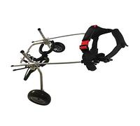 MObyat Folding Rollator Walker,Pet Supplies Dog Wheelchairs for Disabled Back Legs, Dog Wheel Chair Hind Legs Rehabilitation for Small to Large Dogs, Dog Walker Help Em Up Harness