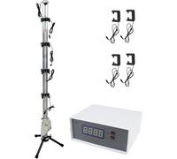 MObyat Free Fall Motion Physics Teaching Instrument, Physics Teaching Apparatus With 4 Photogate And Digital Timer, 1μs Resolution, 100 Data Sets, For Lab Scientific Education Gravity Study