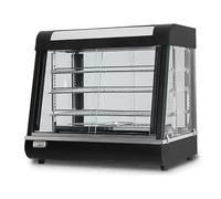 MObyat Hot Food Display Cabinet Warmer, 1000W 3-Tier Commercial Food Warmer, Hardened Glass/Visible Temperature/for Buffet Restaurant, Convenience Store
