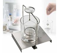MObyat Lab Density Determination Kit, Hydrostatic Weighing Specific Gravity Frame With Stainless Steel, Non-destructive Testing, For Solid And Liquid Samples, Gemstone Identification