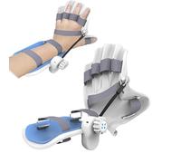 MObyat Wrist Finger Orthosis, Wrist Rehabilitation Device with Knob Adjustment, ±90° Adjustable Angle and 5 Finger Separation Design, for Stiffness After Wrist Fracture