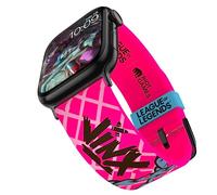 MobyFox League of Legends Smartwatch Band - Officially Licensed, Compatible with Every Size & Series of Apple Watch (watch not included) - Jinx